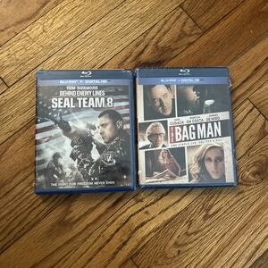 Seal Team 8: Behind Enemy Lines Blu-ray Disc 2014 And The Bag Man Lot Of 2 New